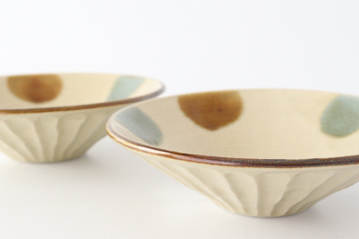 Ryukyu Drop Shallow Bowl S | Kobachi Mino Ware