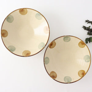 Asa bowl large Ryukyu drop porcelain Mino ware