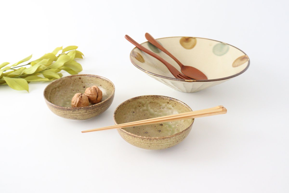 Ryukyu Drop Shallow Bowl | Serving Bowl Mino Ware