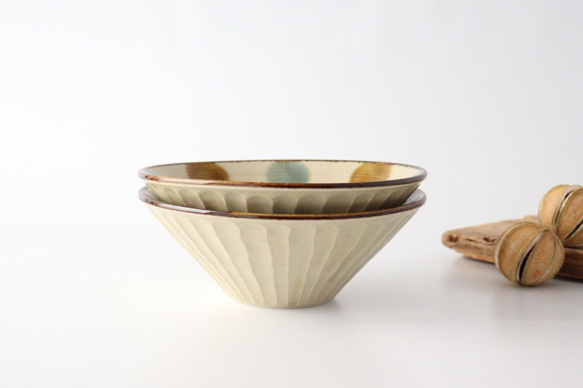 Kabuka Bowl Large Ryukyu Drop Porcelain Mino Ware