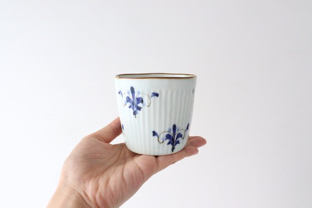 Koyo Kiln LEAVES Soba Choko Shinogi | Free Cup Arita Ware