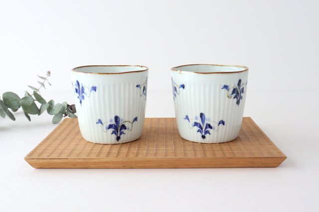 Koyo Kiln LEAVES Soba Choko Shinogi | Free Cup Arita Ware