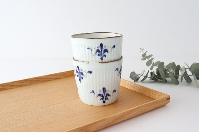 Koyo Kiln LEAVES Soba Choko Shinogi | Free Cup Arita Ware