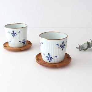 Koyo Kiln LEAVES Soba Choko Shinogi | Free Cup Arita Ware