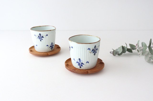 Koyo Kiln LEAVES Soba Choko Shinogi | Free Cup Arita Ware