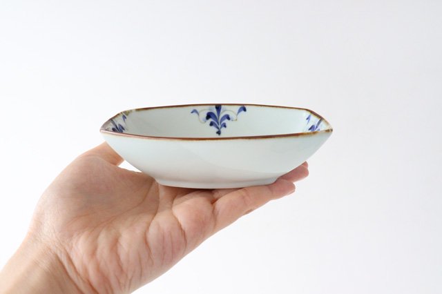 Boat-shaped small bowl LEAVES Porcelain Koyo Kiln Arita Ware