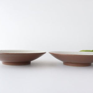 18cm/7.1in plate Tobikanna pottery Koishiwara ware