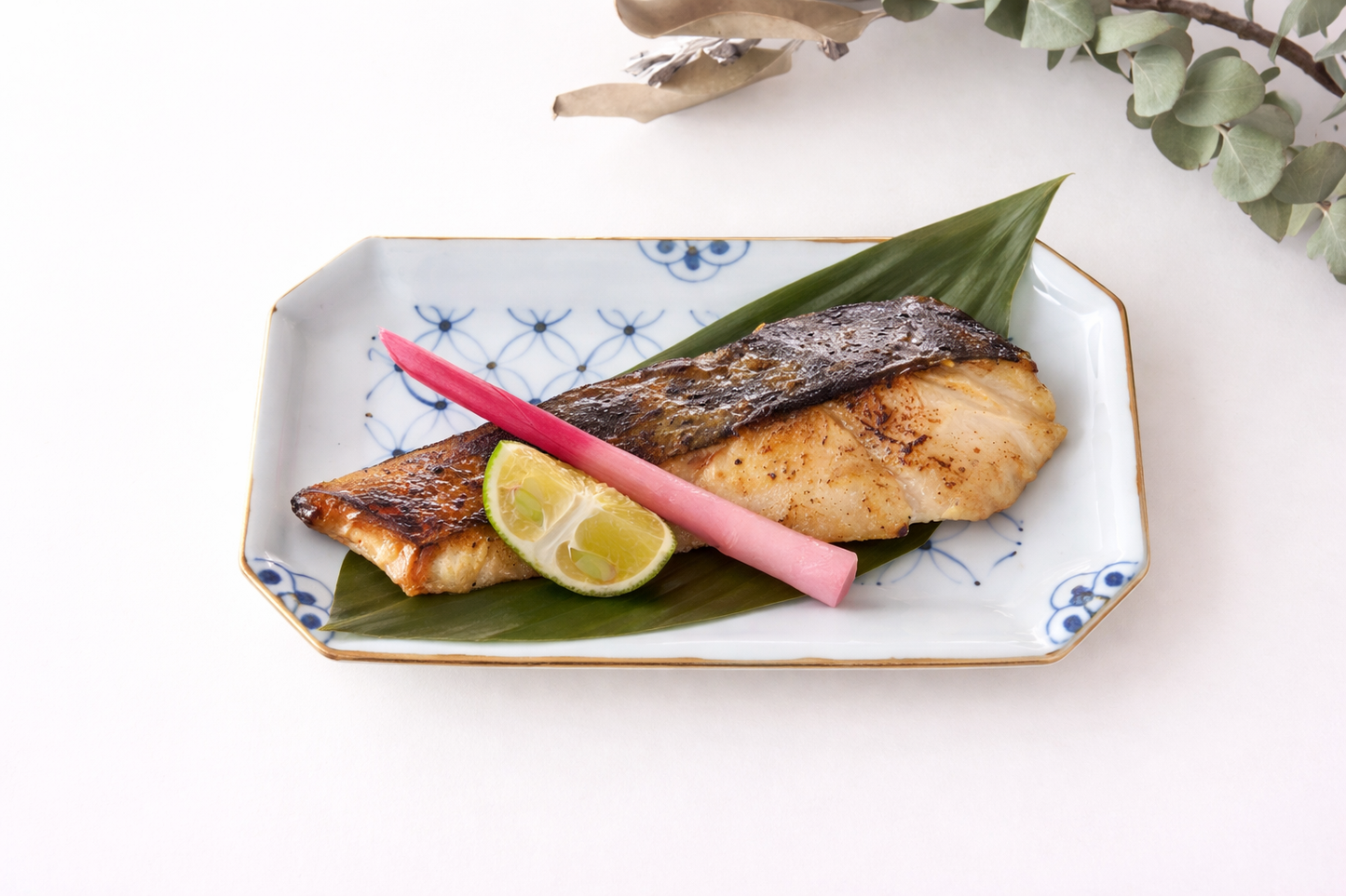 Octagonal Plate Shippo | Sushi Plate Arita Ware