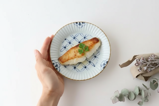 Round Deep Plate Shippo | Arita Ware