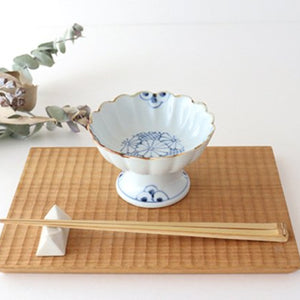 [Uchiru Special Order] Dessert Cup, Chrysanthemum Pattern, Porcelain, Dyed, Arita Ware