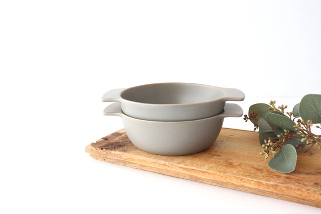 POTDISH S gray Heat-resistant ceramic Arita ware