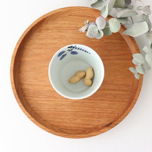 Soba choko dyed Konoha porcelain Koyo kiln Arita ware