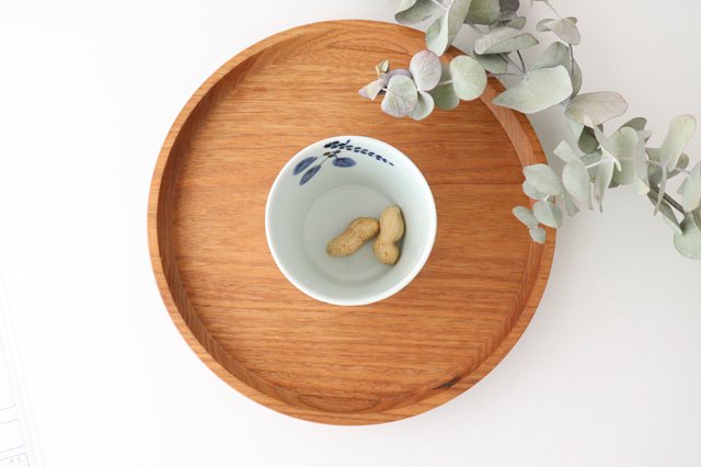 Soba choko dyed Konoha porcelain Koyo kiln Arita ware