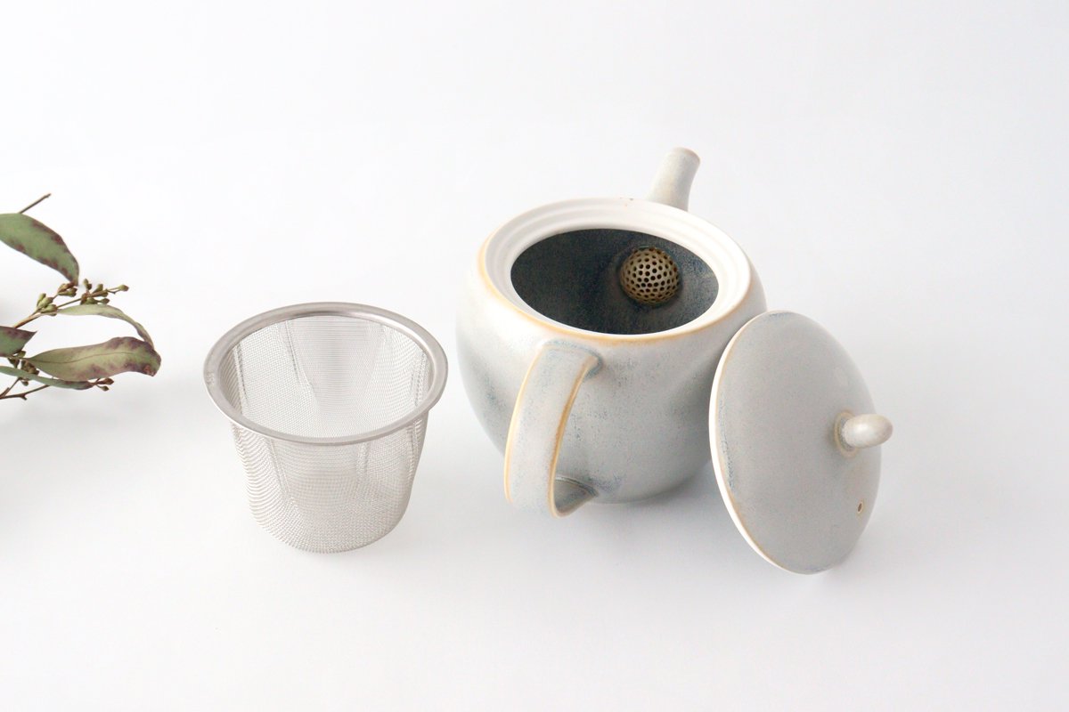 Pot Sherbet Gray Porcelain Koyo Kiln Arita Ware
