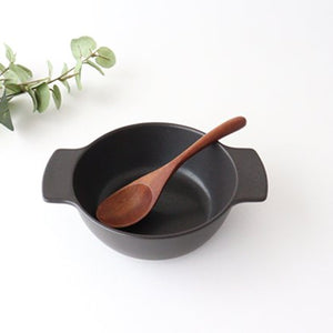 POTDISH S black Heat-resistant ceramic Arita ware