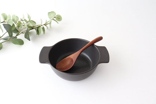 POTDISH S black Heat-resistant ceramic Arita ware