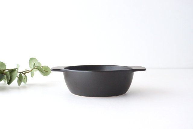 POTDISH S black Heat-resistant ceramic Arita ware