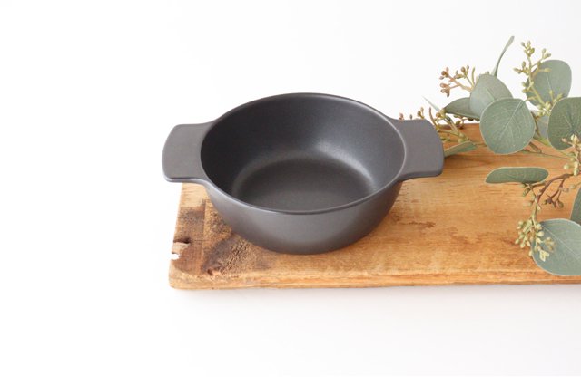 POTDISH S black Heat-resistant ceramic Arita ware