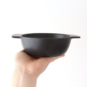 POTDISH S black Heat-resistant ceramic Arita ware