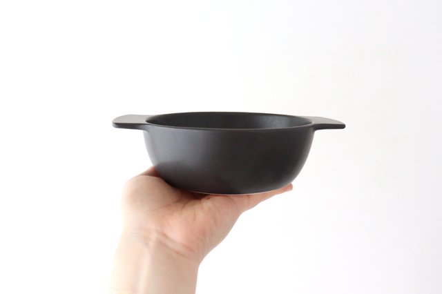 POTDISH S black Heat-resistant ceramic Arita ware