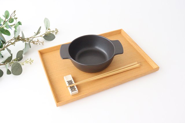 POTDISH S black Heat-resistant ceramic Arita ware