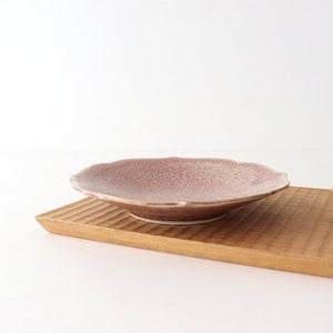 Kikyobuchi 13.5cm/5.9in Plate Chestnut Skin Porcelain Arita Ware