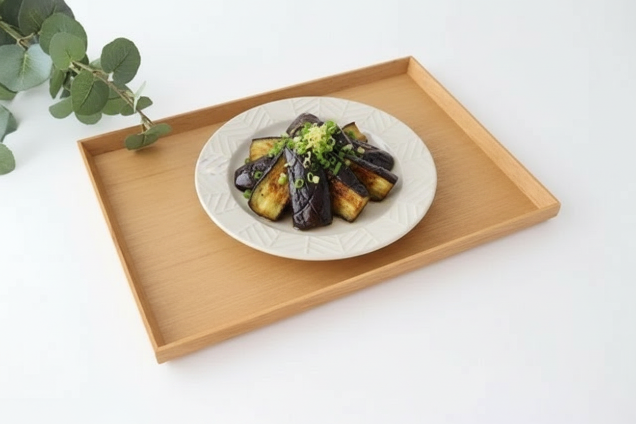 Rim plate 15cm Greige porcelain YABANE Hasami ware