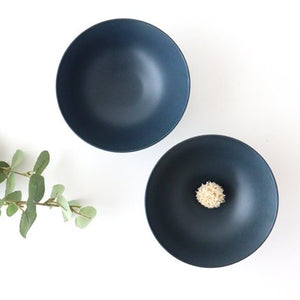 Rice Bowl Navy Porcelain | Hasami ware