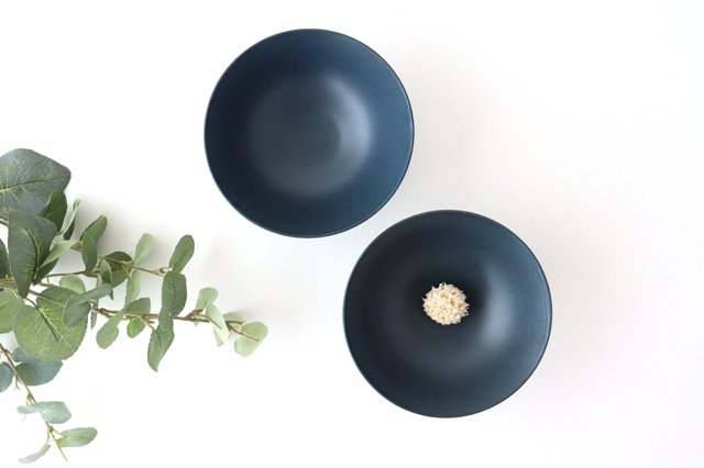 Rice Bowl Navy Porcelain | Hasami ware