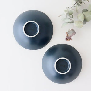 Rice Bowl Navy Porcelain | Hasami ware