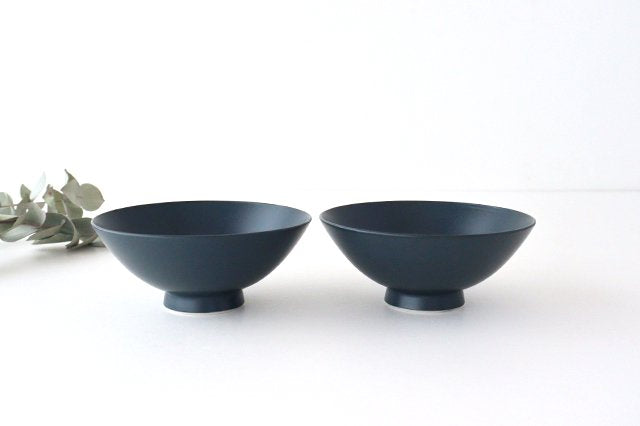 Rice Bowl Navy Porcelain | Hasami ware