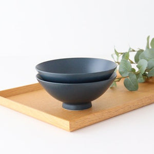 Rice Bowl Navy Porcelain | Hasami ware