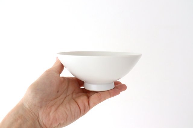 Tea bowl white porcelain Hasami ware