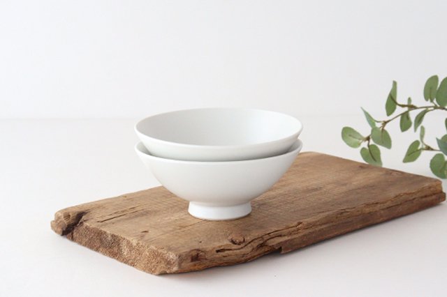 Tea bowl white porcelain Hasami ware