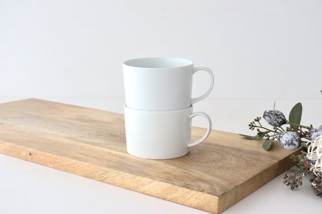 Soup mug white porcelain Hasami ware