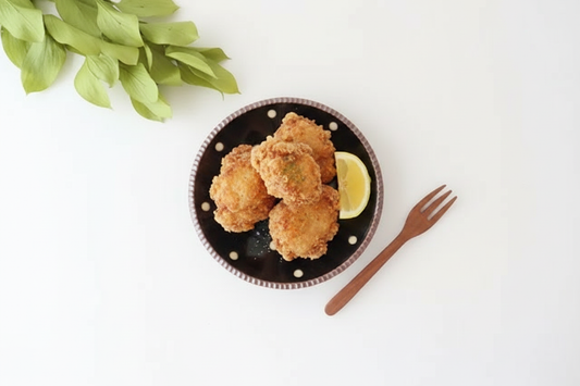 Round Plate PolKa Dot Medium | Arita Ware