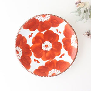 Round Plate Red Sophia Large | Arita Ware