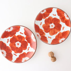 Round Plate Red Sophia Large | Arita Ware