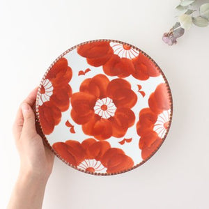 Round Plate Red Sophia Large | Arita Ware