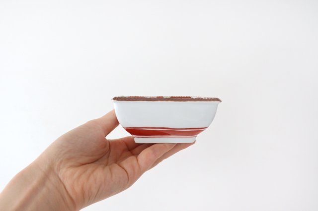 Small Square Bowl Red Sophia | Kobachi Arita Ware