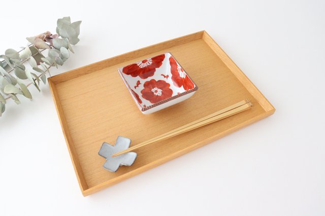 Small Square Bowl Red Sophia | Kobachi Arita Ware