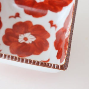 Small Square Bowl Red Sophia | Kobachi Arita Ware