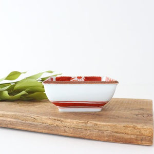 Small Square Bowl Red Sophia | Kobachi Arita Ware