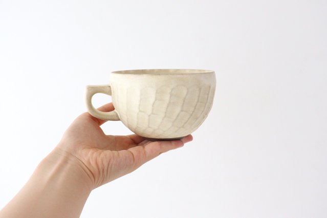 Sucre Soup Cup Ivory | Hasami Ware