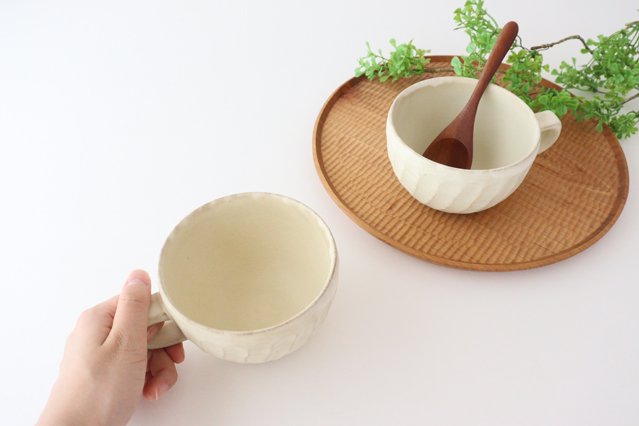 Sucre Soup Cup Ivory | Hasami Ware