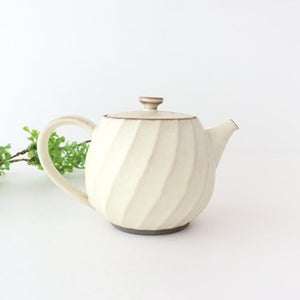 Sucre Japanese Teapot Ivory | Kyusu Hasami Ware