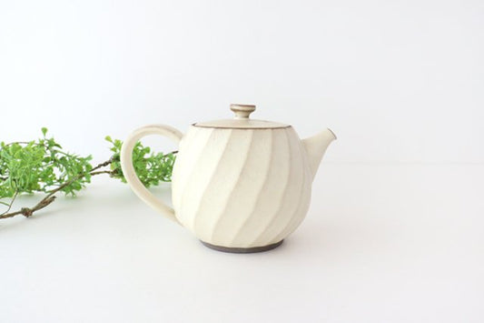 Pot Ivory Ceramic Sucre Hasami Ware