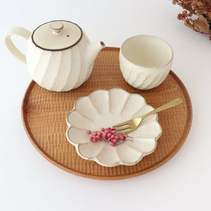 Sucre Japanese Teapot Ivory | Kyusu Hasami Ware