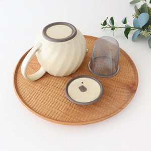 Sucre Japanese Teapot Ivory | Kyusu Hasami Ware