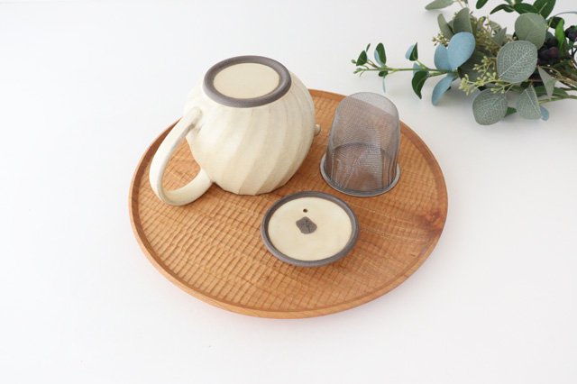 Sucre Japanese Teapot Ivory | Kyusu Hasami Ware